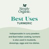 Simply Organic Ground Turmeric Root, 2.38 Ounce, Distinct Aroma, Ginger