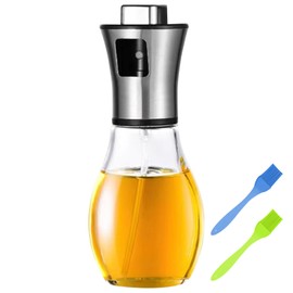 Olive Oil Sprayer for Cooking, 200ml glass Olive oil sprayer Mister, cooking oil sprayer, Oil Spray Bottle, canola oil sprayer, Vegetable Oil sprayer, Coconut Oil sprayer,Baking, Frying, BBQ