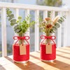 G2PLUS 2MM Jute String Twine, 50M Red Natural Garden Twine