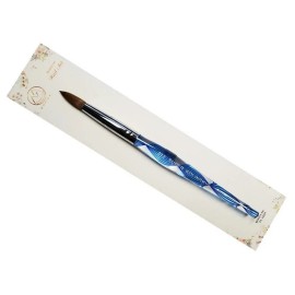 Monika Spiral Nail Acrylic Brush Kolinsky Size 12