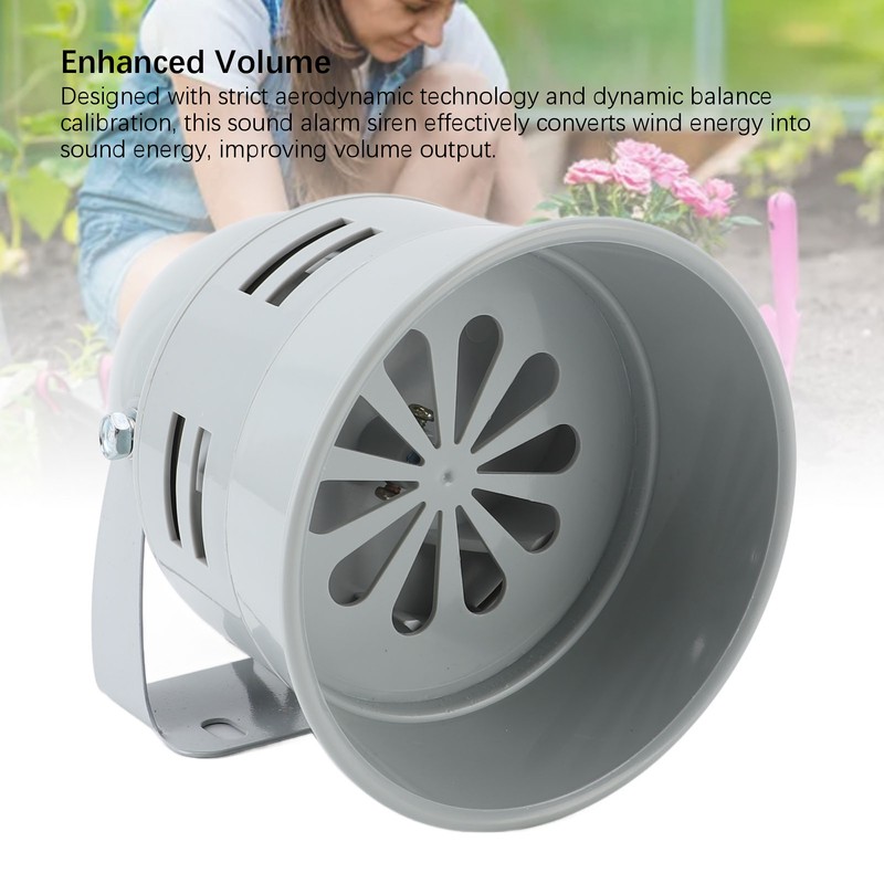 Electric Motor Siren 116dB Fire Alarm Buzzer Sound Alarm Horn
