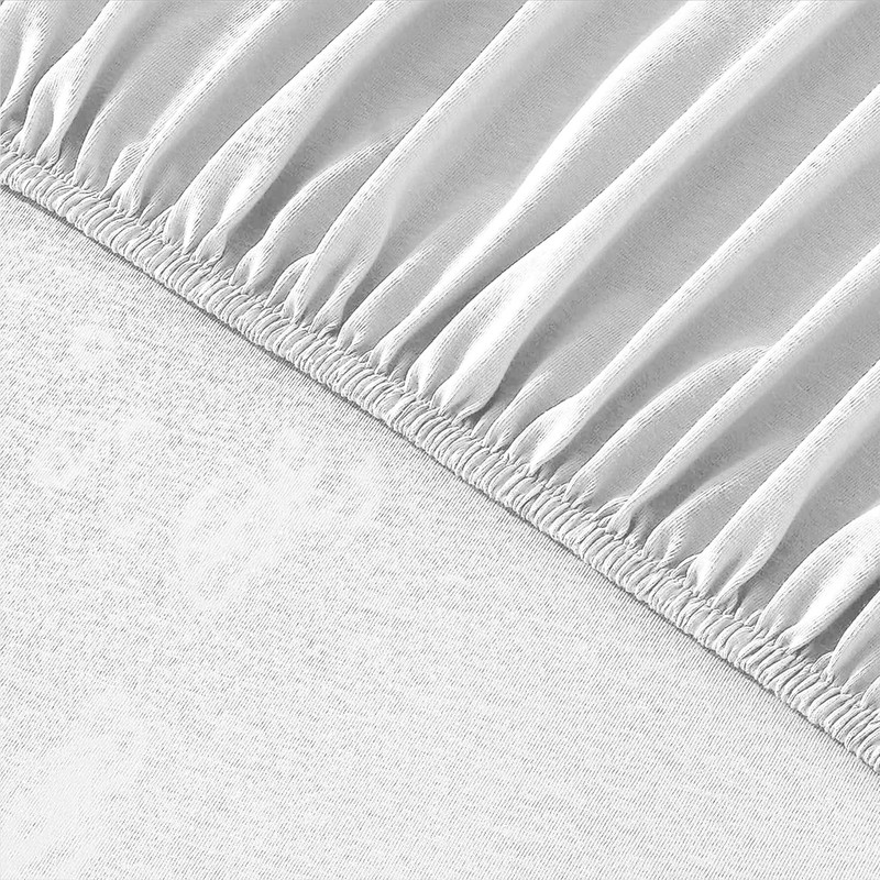AL NOOR HOME Premium White Fitted Sheet - 100% Pure