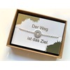 ONDEGO® GESCHENK Kompass Glücksbringer Motivation Erfolg beste Freundin Armband Freundschaftsarmband