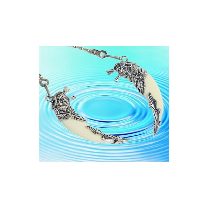 OMYZERO 12Inch Metal Wolf Ceiling Fan Pull Chain Extender with