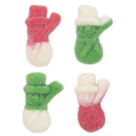 Fruidles Christmas Snowman Gummy Candy, Delicious Gummies, Fun and Festive Holiday Snacking, Party Favor (1 Pound)