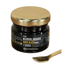 Pure Himalayan Shilajit,Grade A Shilajit Resin with 85+ Plant-Derived Trace Minerals and Fulvic Acid, Energy & Immune Suport for Men and Women, 3rd Party Lab Tested (20gram)