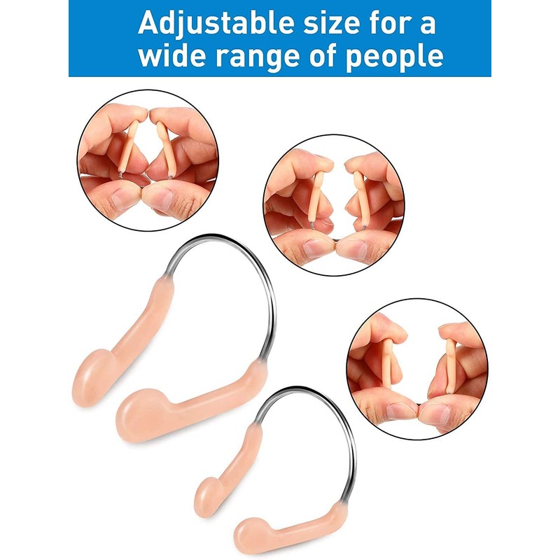 Swimming Nose Clip Swimming 6 Pieces Nose Clips Protector Nose