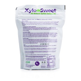Xlear XyloSweet Plant Sourced Xylitol Sweetener - Pure Natural Sugar Substitute, Granules, Non-GMO, Gluten-Free, 1 Pound Bag (Pack of 1)