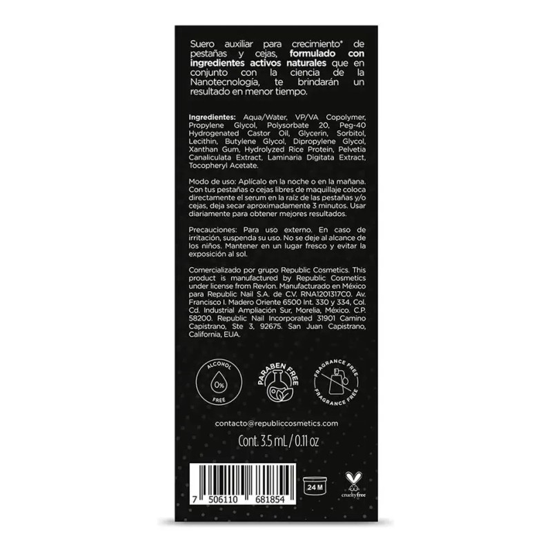 Serum Crecimiento Pestañas Y Cejas 3.5 Ml Revlon