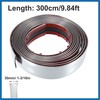 A ABSOPRO Car Door Edge Guards Strip 30mm Wide 9.84ft