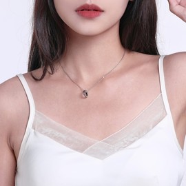 Bosvision Birthstone Pendant Charm - Full Eternity, Stackable, Birthstone