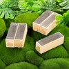 Yardwe 5pcs Wooden Queen Cages, Queen Cage Beekeeping Tools Queen