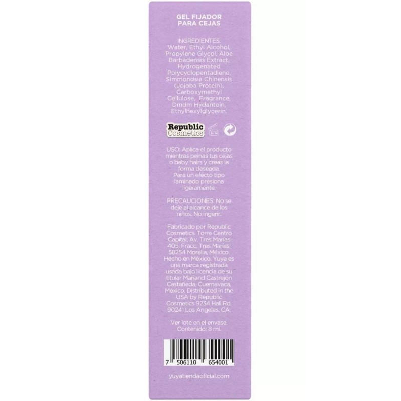 Republic Cosmetics Yuya Gel Fijador Para Cejas & Baby Hairs