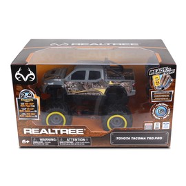 NKOK Realtree: RTR RC - Toyota Tacoma - Gray Camo - 2.4 Ghz High Performance for Donuts & Wheelies, Turbo Boost, Ready-to-Run Radio Controlled Vehicle