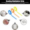 6 Rolls Highlighter Tape, Removable Neon Fluorescent Tape, Clear Marker