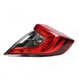 zorik Tail Light Assembly Fit For 2016-2020 Honda Civic Right Passenger Side - Compatible with OEM 33500TBAA01- Plug to Play-Bulbs Included-Waterproof- Vehicle Specific Replacement