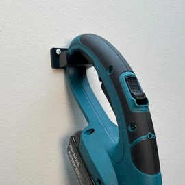 Grass Trimmer Holder, Wall Mount for Grass Trimmer, Wall Mount for Garden Tools, Grass Trimmer Hanger for Garage Trimmer, Black