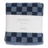 Ecovask Kitchen Towel Duo Organic Cotton, Check Navy Denim