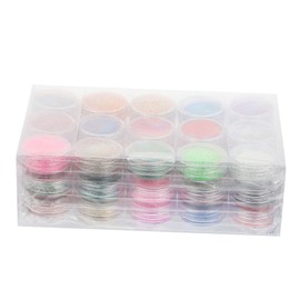 FOMIYES Create Your Own Nail Art 45 Colors Nail Glitter Powder Set for DIY Craft