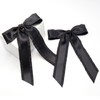 2PCS Hair Bows for Women Girls, Black Bow for Hair