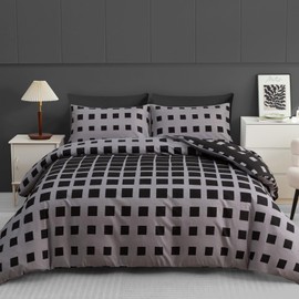 Grace Single Duvet Cover Set - Premium Brushed Microfiber Duvet Cover Single (135 x 200 cm) 2 PCs - Ultrasoft Hypoallergenic Reversible Bedding Set With Zipper Closure