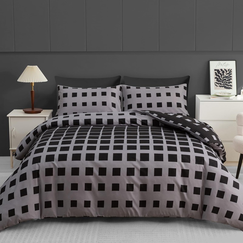 Grace Single Duvet Cover Set - Premium Brushed Microfiber Duvet
