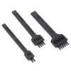 3PCS Leather Prong Punch, High Carbon Steel Prong Row Hole