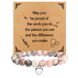 Nurse Gifts for Nurses,Nurse Graduation Christmas Birthday Valentines Thank You Funny Galentines Friendship Leaving Gifts,Nurses Day Week Presents for Women Female,Bracelets Accessories for Work