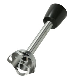 ANAKEL HOME Replacement Blender Arm MS-650444, Compatible with Moulinex QuickChef Hand Blender, Stainless Steel, 4 Blades, Black