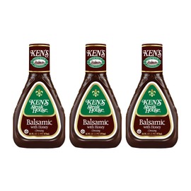 Ken's Steak House Balsamic with Honey Dressing 16 Fl Oz (Pack of 3)