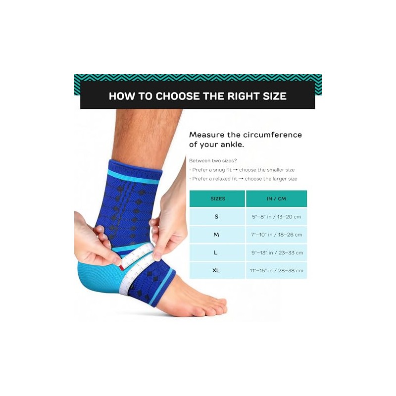 bonmedico Professional Tasano Ankle Bandage – Sports Ankle Joint Support