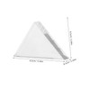 VILLFUL Optical Glass Triangular Prism Physics Experiment Kit for Classroom
