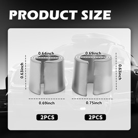 4PCS Battery Terminal Shim,Soft Lead Battery Post Shims Caps with Adjustable Opening,Car Batteries Terminal Post Shims Caps for Positive & Negative Connection Car Accessories