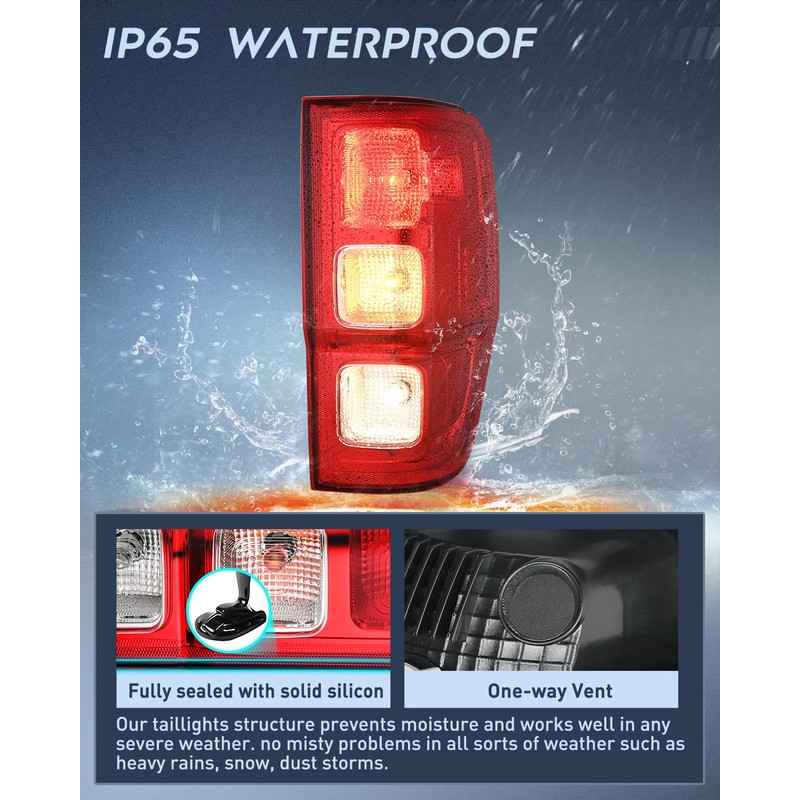 Nilight Tail Light Assembly Compatible with 2019 2020 2021 2022