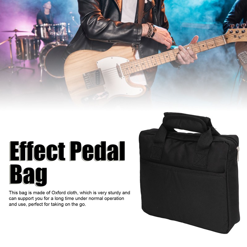Guitar Effect Pedal Bag Black Hard Waterproof Wear Resistant Effect
