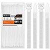 Oksdown 100 Pack White Thick Cable Ties Heavy Duty Large