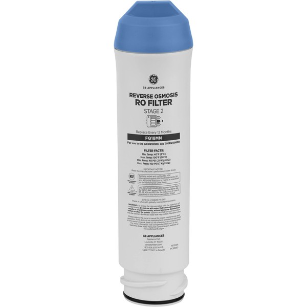 GE Membrane Filter Compatible with Select GE Under Sink Filtration