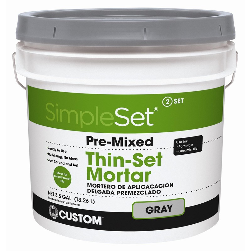 CUSTOM BLDG PRODUCTS CTTSG3 3.5-Gallon Thin Set Mortar