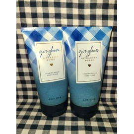 2 GINGHAM Foaming Sugar Body Scrub 8 oz Bath Body