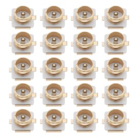 ECSiNG 80PCS IPX U.FL RF Coaxial Connector SMD SMT Solder PCB Mount Socket Jack Female for Antenna Wireless LAN Equipment Coaxial Cable