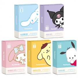 Sanrio Band My Melody Kuromi Cinnamoroll Pompompurin General Hygiene Product 10-pack My Melody Band 5ea