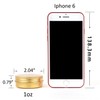 TMO Aluminum Metal Tins 1 Ounce 30ml Round Tin Containers