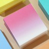 Transparent Sticky Notes,Clear Sticky Notes,3x3 in Gradient 4 Color Waterproof
