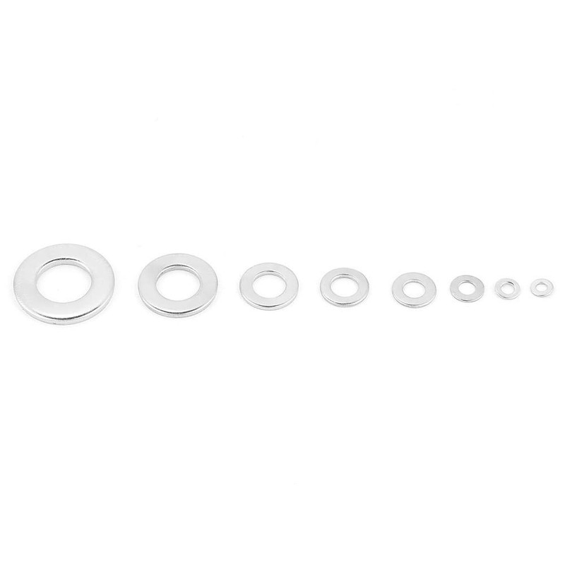 waves Stainless Steel Washer Set, Case Included, M2, M2.5, M3,