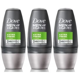 Dove Men+Care Extra Fresh 48H Antiperspirant Deo Roll-On 50mL (1.69 oz) 6 pack