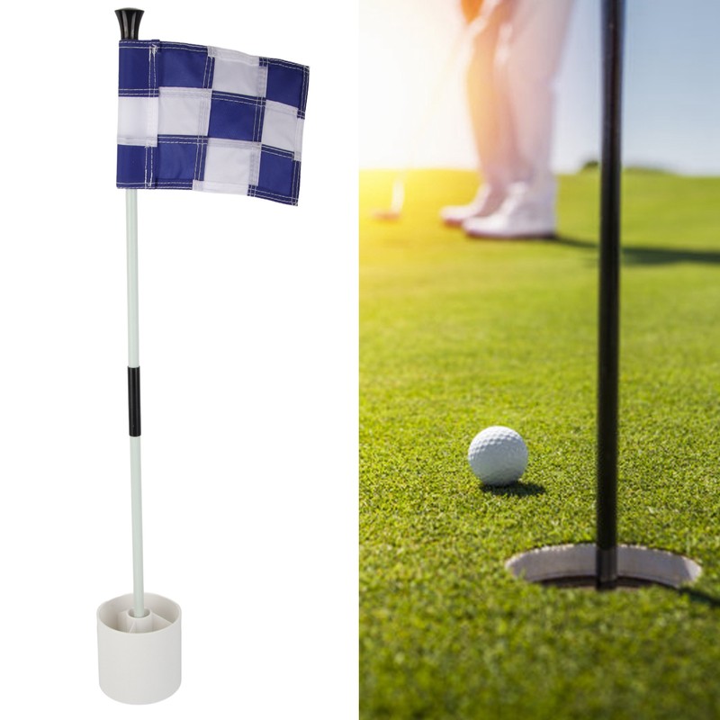 Golf Flagpole Portable 3 Feet Golf Flag Pole Flag Hole