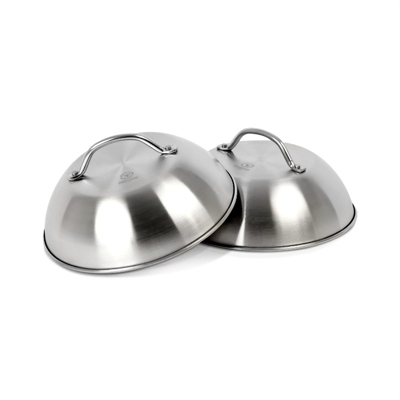Moesta-BBQ 19249 BurgerCover Set of 2 Melting Bell for Cheeseburgers