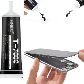 Pegamento Líquido T7000 Negro de Alta Adherencia para Reparación de Pantallas y Joyas