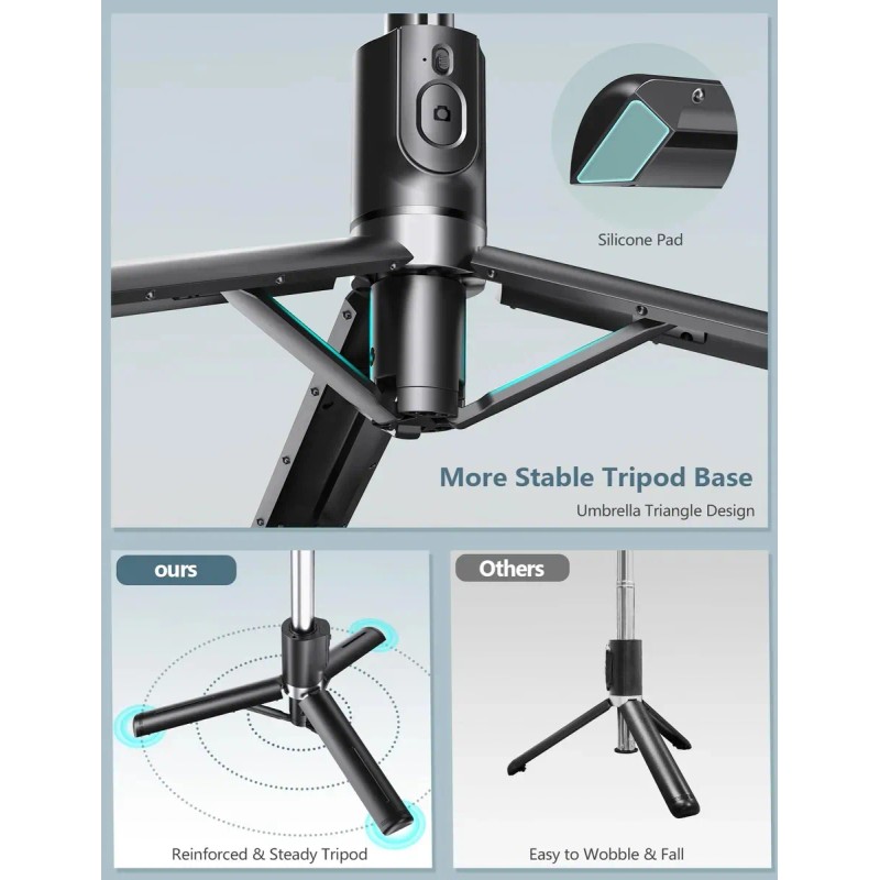 170cm Tripie Para Celular Toneof Palo Selfies Stick Trípode