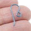 Hackberry Creek 10 Premium Turquoise Niobium Ear Wires - Blue